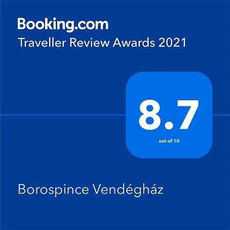 Holiday home Borospince Vendeghaz *
